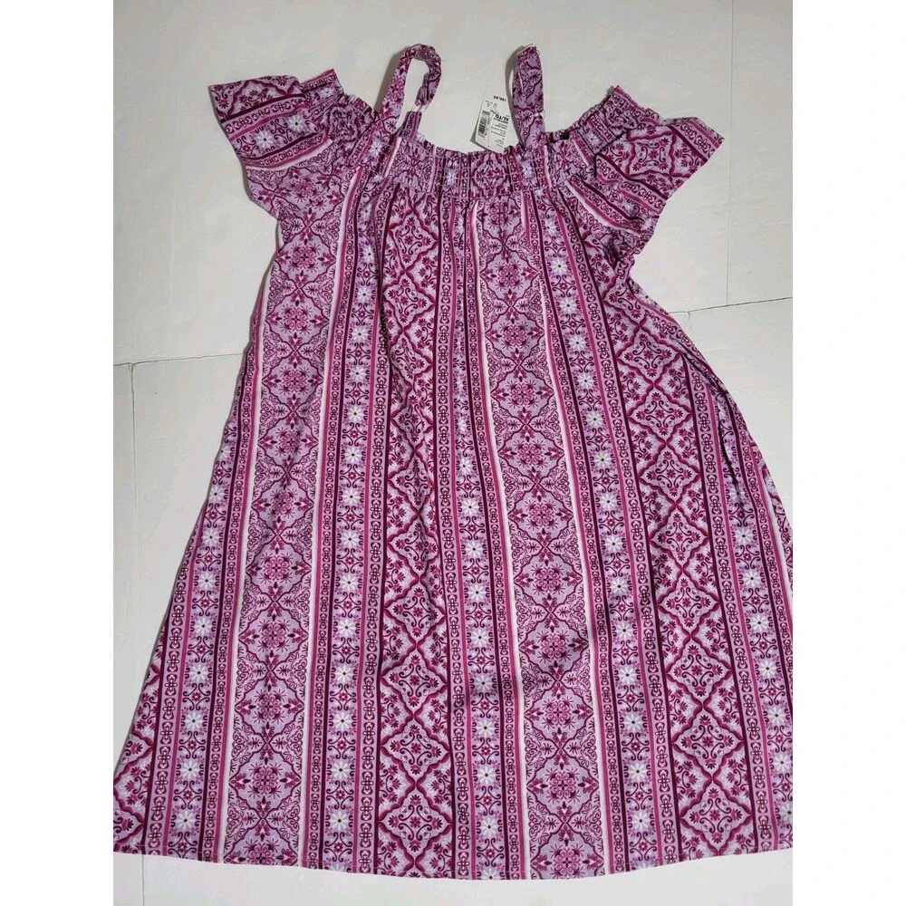 (#5) Children’s Place Multicolor Dress Girls XL( 14) Short Sleeve - Picture 3 of 7